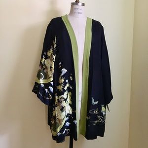 CITRON Kimono style top 100% washable silk